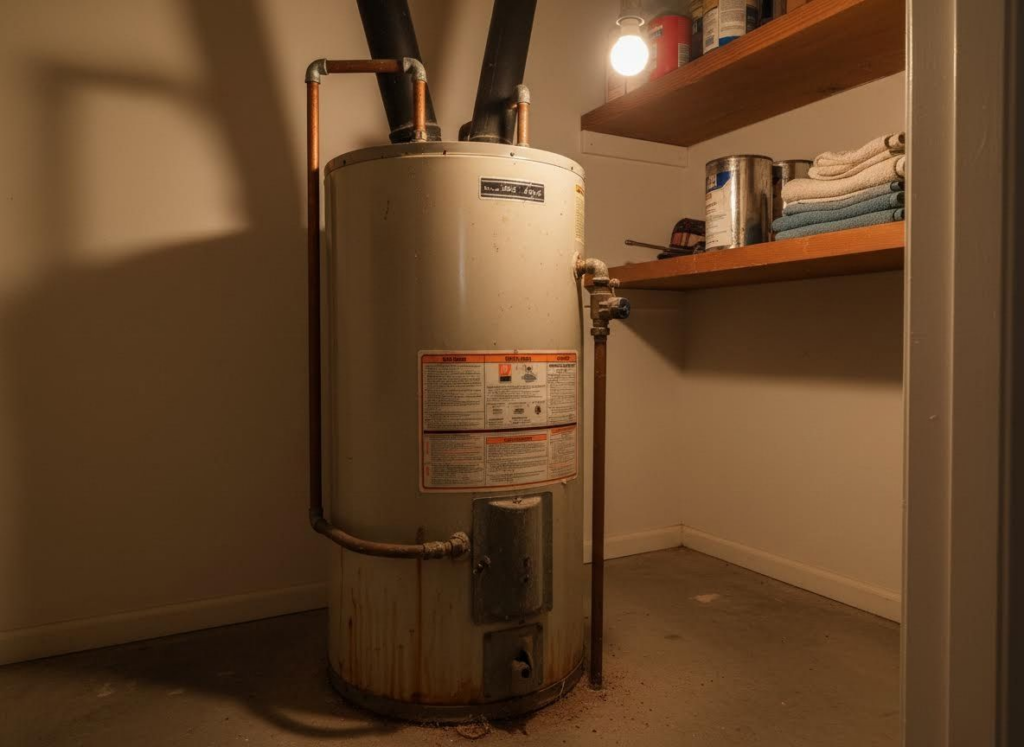 old gas water heater