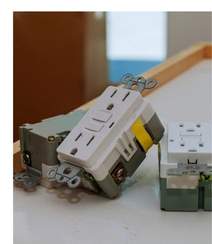 Modern wall outlets