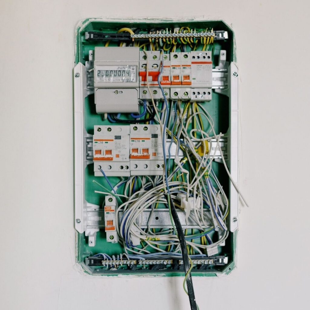 Completed electrical panel