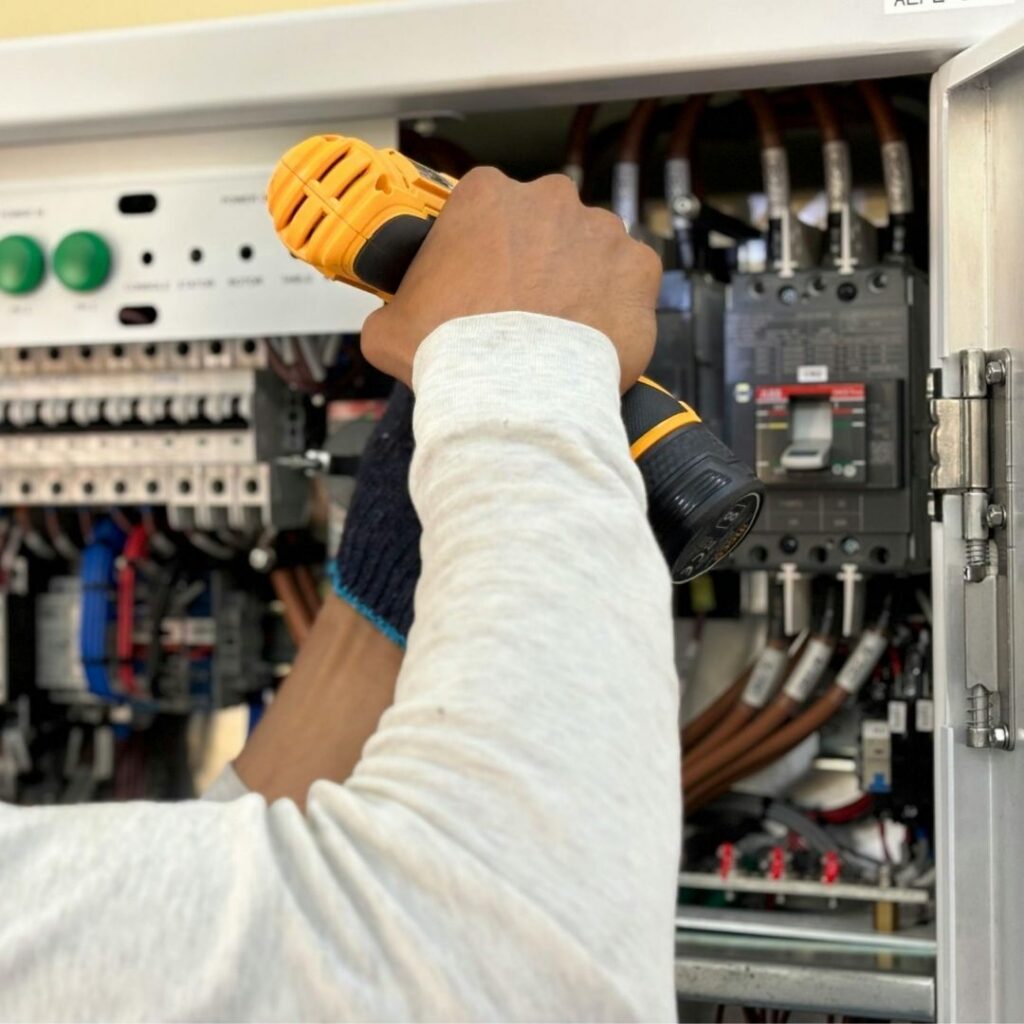 Repairing an electrical panel